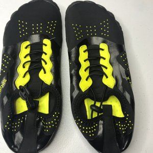 Sport X black and yellow water shoes size 40